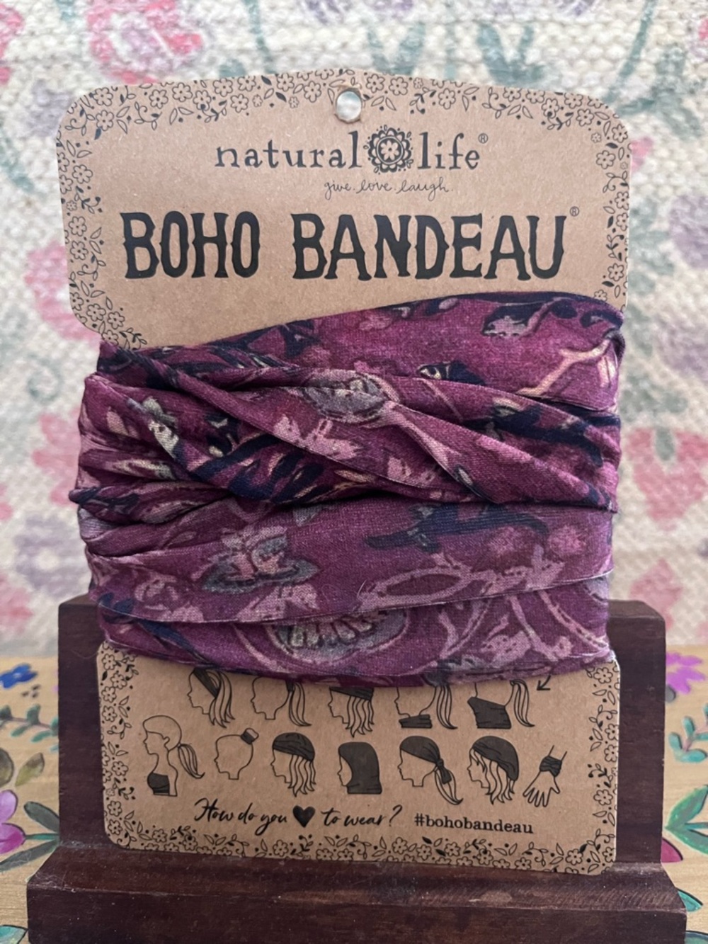 Natural Life Full-size Boho Bandeau Headband - Picture 6 of 14